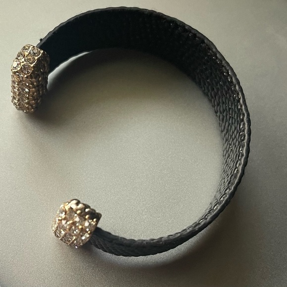 Black Cuff Bracelet Bundle with Gold Accents - Picture 2 of 9